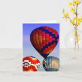 Hot Air Balloons Notitiekaarten (Gele Bloem)
