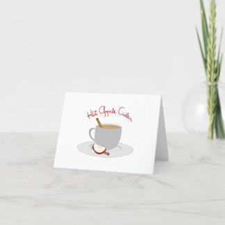 Hot Apple Cider Bedankkaart