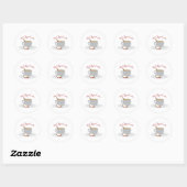 Hot Apple Cider Ronde Sticker (Vel)