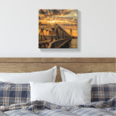 Hot August Sunset Canvas Afdruk (Insitu (Slaapkamer))