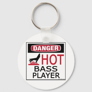 Hot Bass Player Sleutelhanger