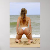Hot ! Bikini Beach Babe  Poster (Voorkant)