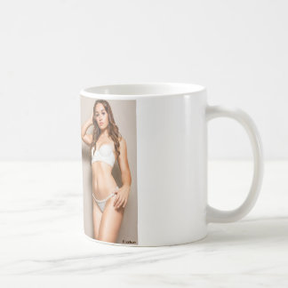 Hot bikini pinup girl mok koffie