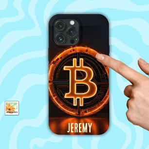 Hot Bitcoin Logo cadeau voor vriend crypto iPhone 13 Pro Max Hoesje