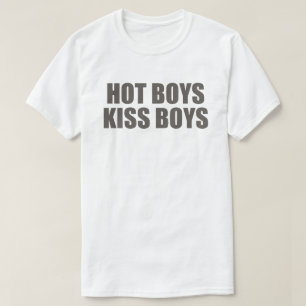 Hot Boys Kiss Boys LGBTQ+ Pride Kleding Doja T-shirt