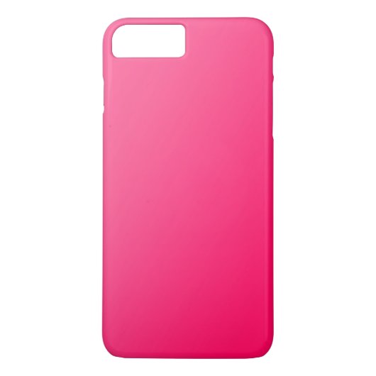 Hot-Bright Neon Pink iPhone 7 Plus Hoesje (Achterkant)