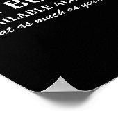 Hot Buffet Available All Day Eat As Much As You Li Poster (Hoek)