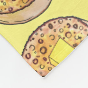 Hot Buttered Crumpets UK Cuisine British Food Fleece Deken