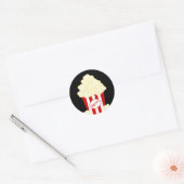 Hot Buttered Popcorn film Ronde Sticker (Envelop)
