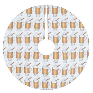Hot-Buttered Rum Hot-feestdag Drink Kerstmis Kerstboom Rok