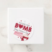 Hot Cacao Bomb Classroom Valentijnsdag Labels (In situ)