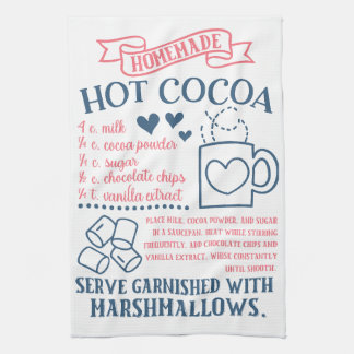 Hot cacao chocolade recept keukenhanddoek