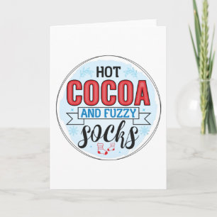 Hot-cacao en Fuzzy Socks Kaart