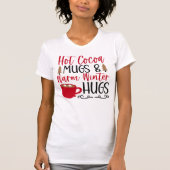Hot-cacao-Mokken en -huggen T-shirt (Voorkant)