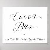 Hot-cacaoband Vrijgezellenfeest of bruiloft Poster (Voorkant)