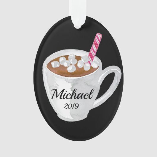 Hot-cacaoMok, speciaal aangepast Ornament (voorkant)