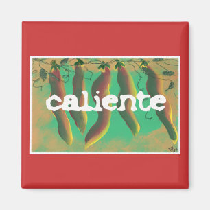 Hot Caliente Jalapeno Peppers Magneet