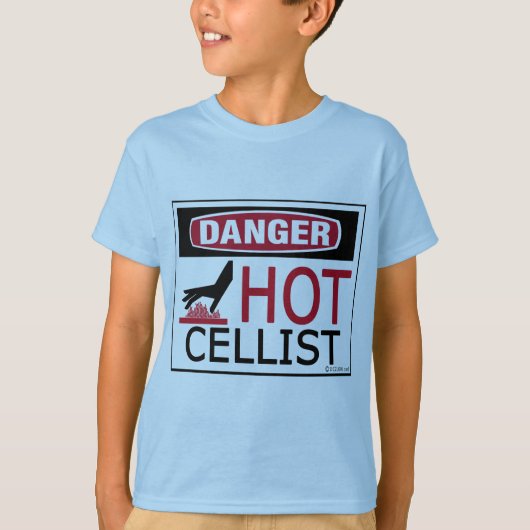 Hot Cellist T-shirt (Voorkant)