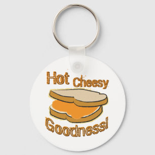 Hot Cheesy Goodness Grilled Cheese Sandwich Sleutelhanger