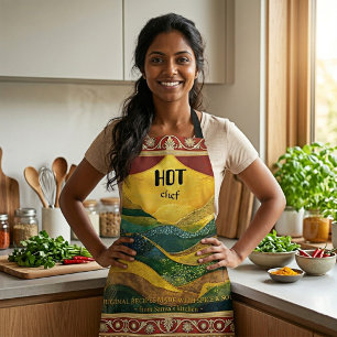 Hot Chef Spice & Soul Indische Pauw Schort