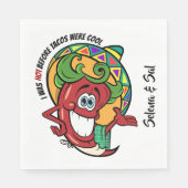 HOT Chili Pepper Humor Servet (Voorkant)