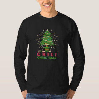 Hot Chili Pepper-kerstdesign, Unisex T-shirt