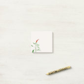 Hot Chili Pepper Plant Botanische illustratie Post-it® Notes (Op bureau)