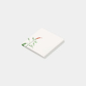 Hot Chili Pepper Plant Botanische illustratie Post-it® Notes (Schuin)