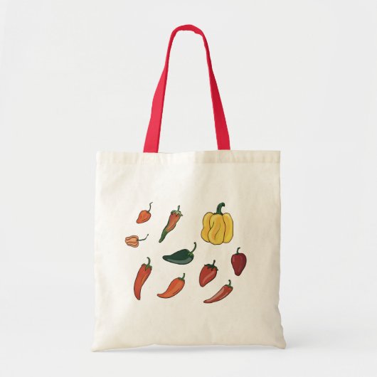 Hot Chili Peppers Canvas tas (Voorkant)