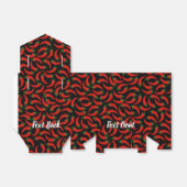 Hot Chili Peppers Patroon Bedankdoosjes (Uitgevouwen)