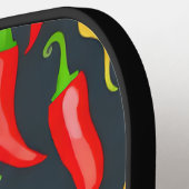 Hot Chili Peppers Patroon Pickleball Paddle (Links Detail)