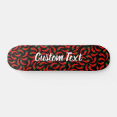 Hot Chili Peppers Patroon Skateboard (Horizontaal)