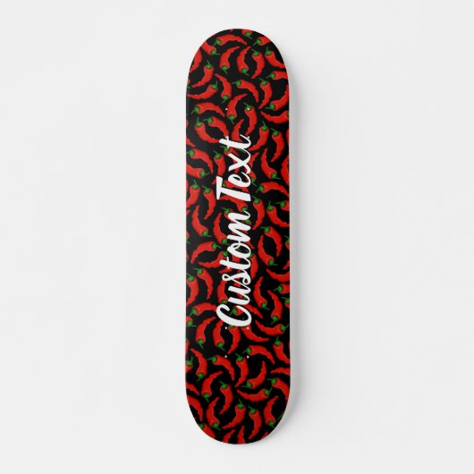 Hot Chili Peppers Patroon Skateboard (Voorkant)