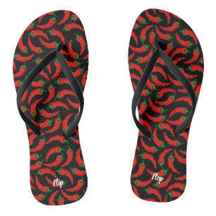 Hot Chili Peppers Patroon Teenslippers