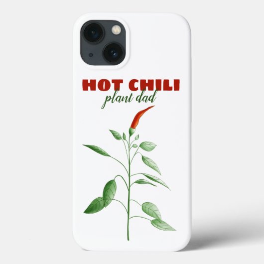 Hot Chili Plant Pap Spicy Food Lover Gardener Case-Mate iPhone Case (Achterkant)