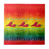 Hot Chili Tile Tegeltje (Voorkant)