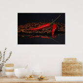 Hot Chilli Kaffee Poster (Keuken)