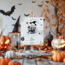 Hot Choco Bar Little Boo Baby shower Halloween