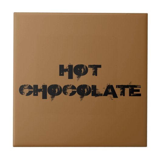 HOT CHOCOLAATE KITCHEN TILE TEGELTJE (Voorkant)