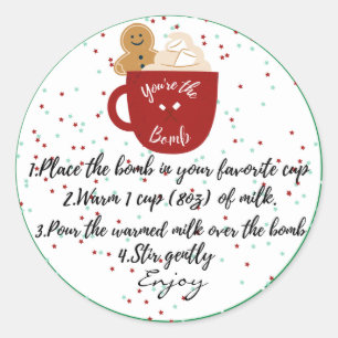 Hot Chocolade Bomb Hot Cocaca Sticker
