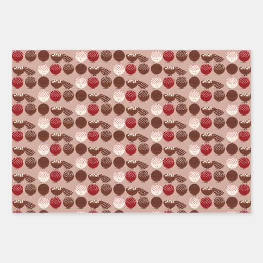 Hot Chocolade Bomb-voedsel Inpakpapier Vel (Voorkant 3)