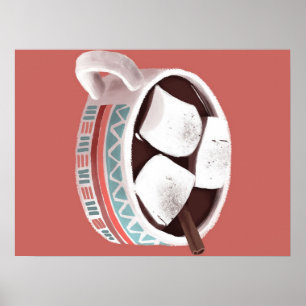 Hot Chocolade - Cute Chocolate Lover Cft Poster