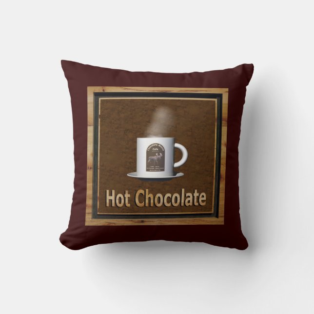 Hot-Chocolade Kussen (Voorkant)
