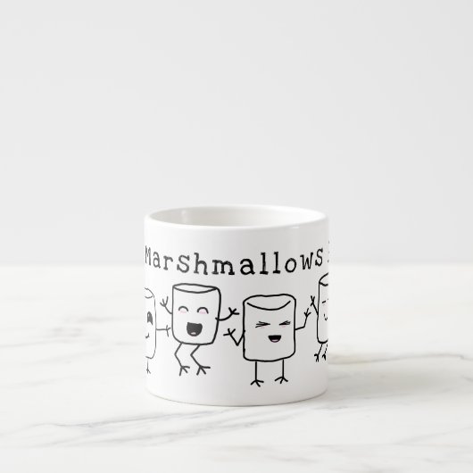 Hot Chocolade Mok - Meer Marshmallows (Voorkant)