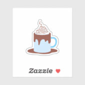Hot-Chocolade Sticker (Vel)