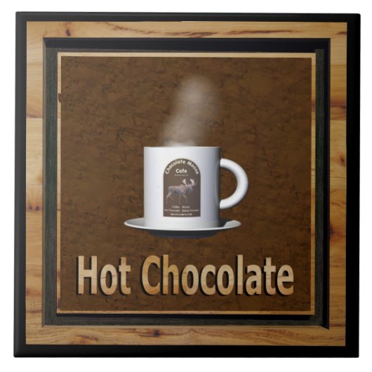 Hot-Chocolade Tegeltje (Voorkant)