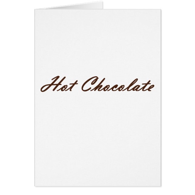 Hot Chocolate (Voorkant)