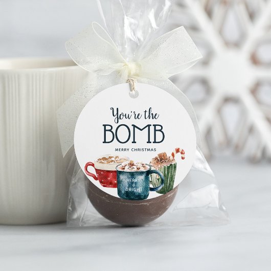 Hot Chocolate Bomb Gift Label