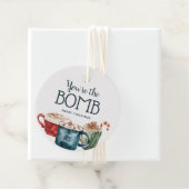 Hot Chocolate Bomb Gift Label (In situ)