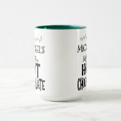 Hot Chocolate Christmas Rendier & Aangepaste naam Mok (Midden)